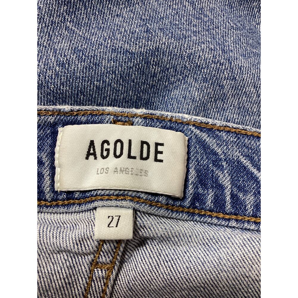 Agolde 'Riley' High Rise Denim Jeans Size 27 - Picture 4 of 5